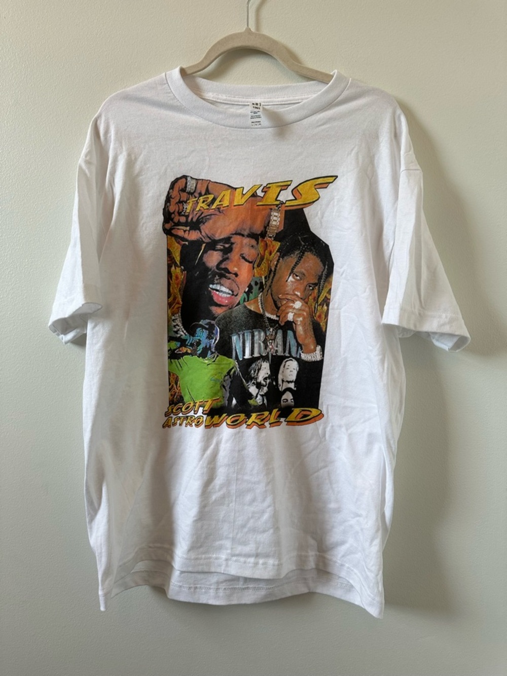 American Apparel Travis Scott Graphic Tee Unisex Size Large